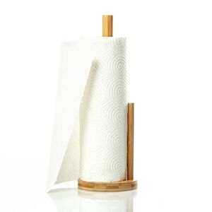 Klarstein Papírtörlő tartó, vezetővel, tartó papírtörlő részére, 15 x 35, 5 cm, bambusz kép