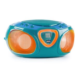Auna Roadie CD Boombox UKW rádió, Fényjáték, CD lejátszó, Bluetooth 5.0 kép