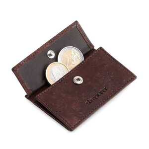 Slimpuro Coin Pocket RFID kártyavédelemmel a ZNAP Slim Wallets 8 és 12 termékekhez, gombbal kép