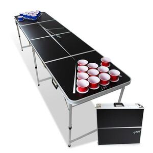 BeerCup Backspin Beer Pong, szett, asztal, lines, fogantyúk, labdatartók, 6 labda kép