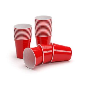 BeerCup Nadal 10 Oz, piros parti poharak, amerikai egyetemi stílusban, 295 ml, újrafelhasználható kép