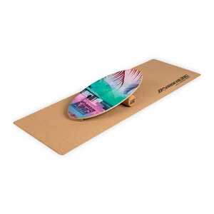 BoarderKING Indoorboard Allrounder, egyensúlyozó deszka, alátét, henger, fa / parafa kép