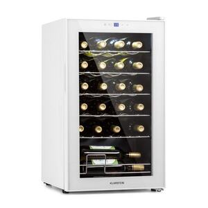 Klarstein Shiraz 24 Uno, borhűtő, 63 liter, 24 palack, 5-18°C, érintőképernyős vezérlőpanel kép
