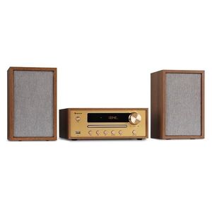 Auna Berklee, HiFi sztereó rendszer, Bluetooth, sztereó hangszórók, UWK, MP3, USB, Line-In kép