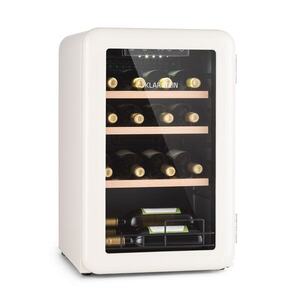 Klarstein Vintage 19 Uno, borhűtő, italhűtőszekrény, 70 liter, 4-22°C, retro kivitel kép
