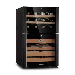 Klarstein El Dorado 108, humidor és borhűtő, 108 liter, érintőképernyő, LED kép