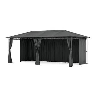 Blumfeldt Mondo 3x6 pavilon fémkerettel és 4 oldalfallal kép