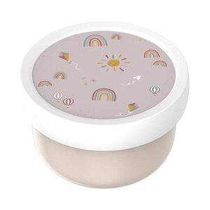 Bézs műanyag gyerek uzsonnás doboz Sunshine & Rainbow – Mepal kép