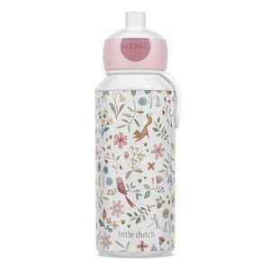 Fehér-rózsaszín műanyag gyerek ivópalack 400 ml Fairy Wonders by Little Dutch – Mepal kép