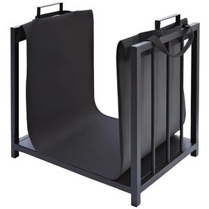 Kaminer 24628 fás kosár 50, 5 × 37 × 50 cm, fekete kép