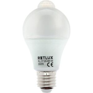 RETLUX RLL 317 A60 E27 PIR izzó 8 W WW kép