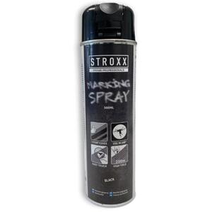 STROXX jelölő spray 500 ml gyorsan szárad, fekete szín kép