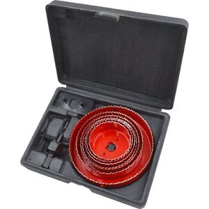 EXTOL PREMIUM 8801607 körkivágó készlet, 64-127 mm kép