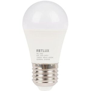 RETLUX RLL 642 G45 E27 miniG 8W CW D kép