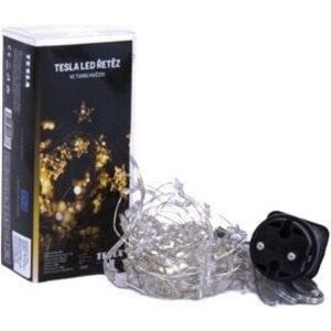 Tesla - Csillag dekorációs nano fényfüzér, 1, 5 cm, 50 LED, 2700 K, 5 m + 3 m kábel, 230 V, időzítő, IP44 kép