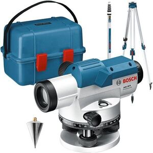 BOSCH Professional GOL 26 D optikai szintezőműszer, BT160 állvány, GR 500 léc, 0.601.068.002 (kofferrel) kép