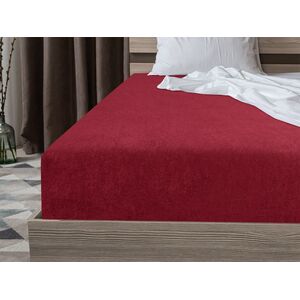 Frottír EXCLUSIVE vörös lepedő 180x200 cm kép