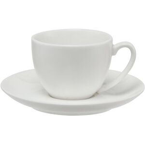 Maxwell & Williams WHITE BASICS COUPE eszpresszó csésze és csészealj készlet, 90 ml, 4 darab kép