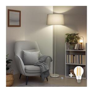 Brilagi - LED állólámpa CERIA 1xE27/40W/230V átm. 45 cm szürke/fehér EG300182+EG781042 kép
