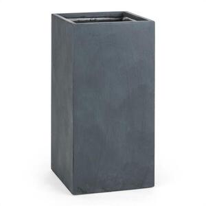 Blumfeldt Solidflor, antracit, virágcserép, virág konténer, 40x80x40 cm, fiberton kép