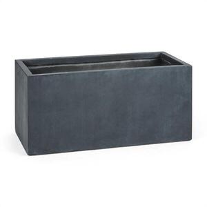 Blumfeldt Solidflor, antracit, virágcserép, virág konténer, 99x46x46 cm, fiberton kép