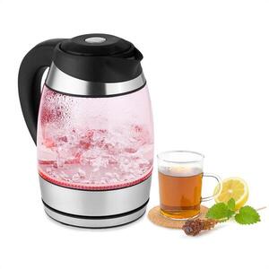 OneConcept Darjeeling 2G, vízforraló, 2200 W, 1, 8 l, LED, üveg kép