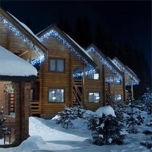 Blumfeldt ICICLE-160-WW LED karácsonyi megvilágítás, jégcsapok, 8m, 160 LED égő, hidegfehér szín kép