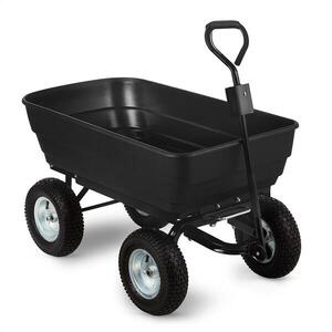 Waldbeck Black Elephant kerti kocsi, 125 l, 400 kg, kibillenthető, fekete kép