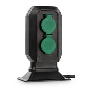 Waldbeck PowerspikE S2, kerti aljzat, dupla, IP44, 3680 W, 3 méteres kábel, földbe szúrható ék kép