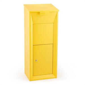 Waldbeck Postbutler Paketbox, postaláda csomagokra, álló postaláda, sárga kép