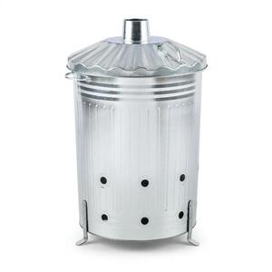 Waldbeck Rapidfire, 90 l, ezüst, konténer a kerti hulladék elégetésére, égető kemence, horganyzott kép