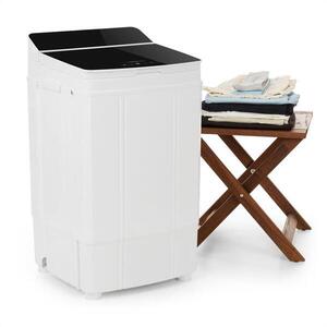 OneConcept Ecowash Deluxe 4 kemping mosógép, 4 kg, 290 W, időzítő, centrifuga, fekete kép