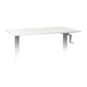 OneConcept Multidesk Comfort, íróasztal lap, 120 x 65 cm, Multiplex, Melamin, fehér kép