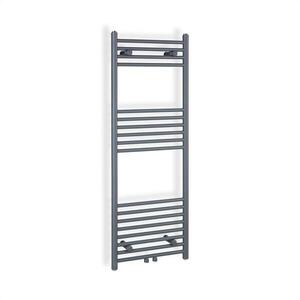 Besoa Fino 120 x 45, radiátor, 387 W, meleg víz, törülközőtartó, 1/2 ", 4 - 8 m², szürke kép