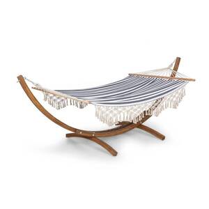 Blumfeldt Bali Swing, függőágy, vörösfenyő, max. 160 kg, 320 g/m², csíkos kép