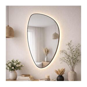 Baltica Design-LED Tükör háttérvilágítással STONE FLUID 15W/230V 2700K 92x55 cm IP65 fekete 5904107932705 kép