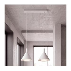 Brilagi - Kábeles függőlámpa CONE DOUBLE 2xGX53/15W/230V fehér WO-E14-G09-WHT-OEM kép