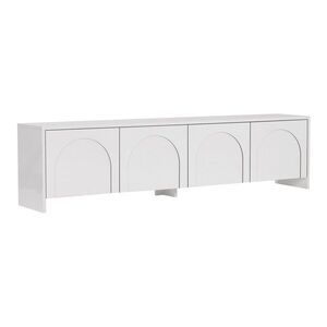 Fehér TV-állvány 180x45x32 cm Aurelia – Kalune Design kép