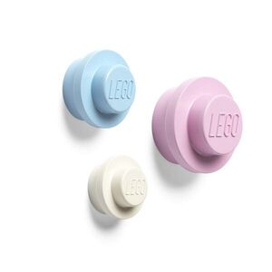 Fali műanyag akasztó szett 3 db-os – LEGO® kép