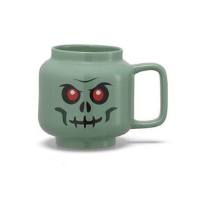 Zöld kerámia gyerek bögre lattéhoz 255 ml Skeleton – LEGO® kép
