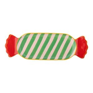 Kőedény tálca karácsonyi mintával 10, 5x28 cm Caramella – Bloomingville kép