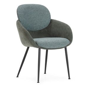 Kék kárpitozott étkezőfotel szett 2 db-os Nure – MOME kép