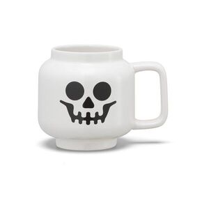 Fehér kerámia gyerek bögre lattéhoz 255 ml Skeleton – LEGO® kép