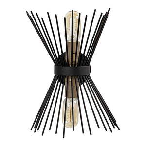 Fekete fali lámpa Kirpi – Opviq lights kép