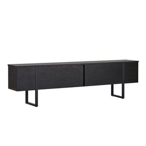 Fekete TV-állvány 180x50x30 cm Onera – Kalune Design kép