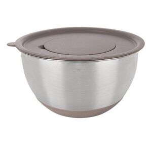 Ezüstszínű rozsdamentes acél tál ø 26 cm Beige – Orion kép