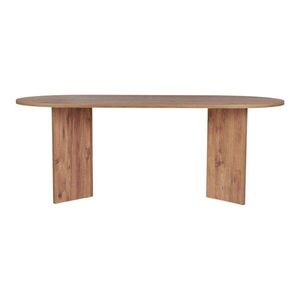 Étkezőasztal borovi fenyő dekorral 90x200 cm Sabella – Kalune Design kép