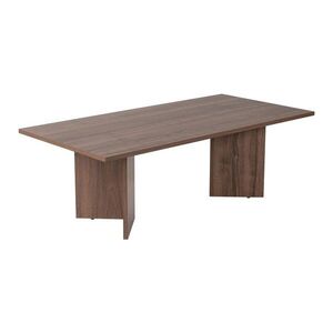 Sötétbarna dohányzóasztal diófa dekorral 60x119 cm Sabin – Kalune Design kép