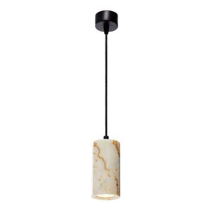 Krémszínű függőlámpa márvány búrával ø 6, 5 cm Selma – Opviq lights kép