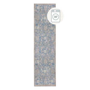 Kék mosható futószőnyeg 60x230 cm Orelia Global – Flair Rugs kép